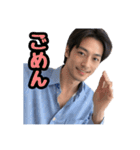 AI画像らしさ残るイケメン画像スタンプ（個別スタンプ：11）