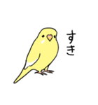 おらの動物園60-1シンプル★セキセイインコ（個別スタンプ：31）