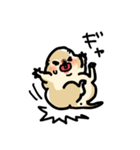 ジリスちゃん落書き風LINEスタンプ（個別スタンプ：7）