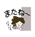 ピンクおじさん手書きあいづちスタンプ（個別スタンプ：40）