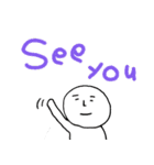 白い人と、ときどきヒヨコ☆（個別スタンプ：11）