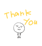 白い人と、ときどきヒヨコ☆（個別スタンプ：19）