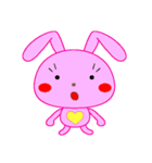 かわいいピンクのウサギちゃん（個別スタンプ：13）