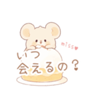 ケーキが大好きなくま - 日本語（個別スタンプ：24）