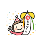 ももちゃんのおめでとうの気持ちスタンプ（個別スタンプ：8）
