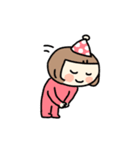 ももちゃんのおめでとうの気持ちスタンプ（個別スタンプ：21）