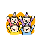 ももちゃんのおめでとうの気持ちスタンプ（個別スタンプ：24）