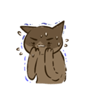 JAPOC : 茶色の猫はクールです（個別スタンプ：16）