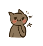 JAPOC : 茶色の猫はクールです（個別スタンプ：20）