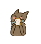 JAPOC : 茶色の猫はクールです（個別スタンプ：30）