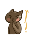 JAPOC : 茶色の猫はクールです（個別スタンプ：32）
