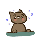 JAPOC : 茶色の猫はクールです（個別スタンプ：35）