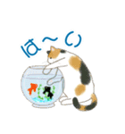 ねこなで(夏))（個別スタンプ：2）