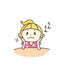 ＊女の子スタンプ＊（夏・海①）（個別スタンプ：7）