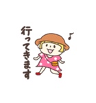 ＊女の子スタンプ＊（夏・海①）（個別スタンプ：12）