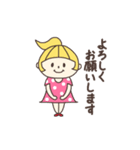 ＊女の子スタンプ＊（夏・海①）（個別スタンプ：15）