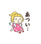 ＊女の子スタンプ＊（夏・海①）（個別スタンプ：19）