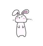 うさぎのラビさん①（個別スタンプ：4）