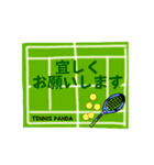 TENNIS PANDA  テニス パンダ（個別スタンプ：35）