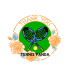 TENNIS PANDA  テニス パンダ（個別スタンプ：40）