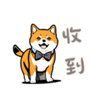 キュートな柴犬ベビーの生活 (漢字 Ver)（個別スタンプ：25）