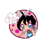 黒うさぎのたも丸くん3(擬人化ver.)（個別スタンプ：5）
