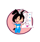 黒うさぎのたも丸くん3(擬人化ver.)（個別スタンプ：6）