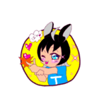 黒うさぎのたも丸くん3(擬人化ver.)（個別スタンプ：11）