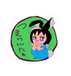 黒うさぎのたも丸くん3(擬人化ver.)（個別スタンプ：34）