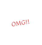 LINE返すの忙しい時に役立つスタンプ英語版（個別スタンプ：6）