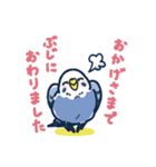 セキセイインコLINEスタンプ 青白ちゃん（個別スタンプ：18）