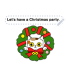 猫村のクリスマス。（個別スタンプ：14）