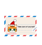 猫村のクリスマス。（個別スタンプ：24）