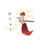 煩悩退散！警策のけいこさん（個別スタンプ：7）