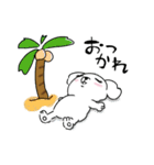 修正版_ぽっちゃり犬の夏（個別スタンプ：7）