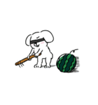修正版_ぽっちゃり犬の夏（個別スタンプ：12）