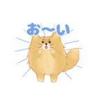 生意気なポメラニアンのてん(短髪＆長髪)（個別スタンプ：22）
