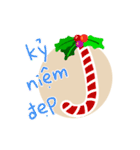 クリスマスステッカー(ベトナム語)（個別スタンプ：5）