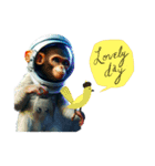 宇宙サル（個別スタンプ：2）