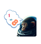 宇宙サル（個別スタンプ：11）