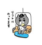 スノーボーダーねこくん（個別スタンプ：6）