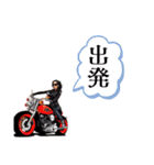 バイク女子 アメリカン（個別スタンプ：36）