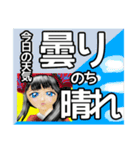 お天気おねえさんの日本全国天気予報（個別スタンプ：4）