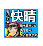 お天気おねえさんの日本全国天気予報（個別スタンプ：26）