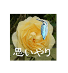 黄色い薔薇カワセミ（個別スタンプ：8）