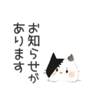 ふわふあキャット（個別スタンプ：22）