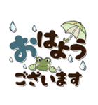 大きめ文字【挨拶・返事】（個別スタンプ：2）