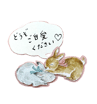 利光春華 うさぎの物語 vol.01 スタンプ（個別スタンプ：9）