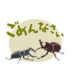 昆虫の夏～カブトムシ＆クワガタ（個別スタンプ：37）