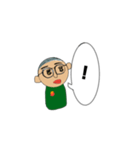 店員さんの挨拶スタンプ（個別スタンプ：15）